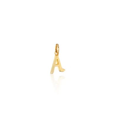 Auree Jewellery Women's Audley Yellow Gold Alphabet Pendant