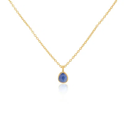 Auree Jewellery Women's Blue Hampton Sapphire & Gold Vermeil Necklace