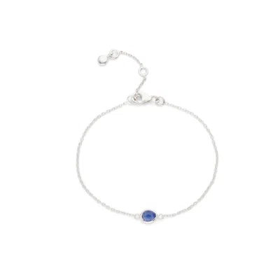 Auree Jewellery Women's Blue Hampton Sapphire & Sterling Silver Bracelet In Metallic