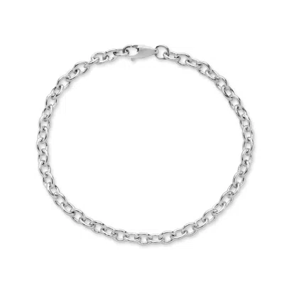 Auree Jewellery Women's Callow Sterling Silver Trace Link Bracelet In White