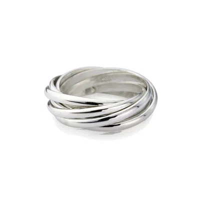 Auree Jewellery Women's Clarendon Sterling Silver Seven Strand Ring