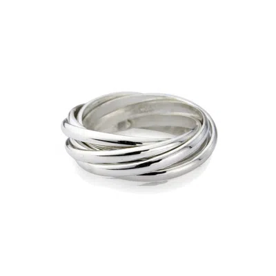 Auree Jewellery Women's Clarendon Sterling Silver Seven Strand Ring In Metallic