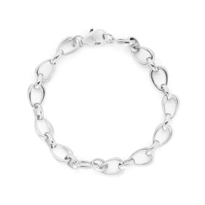 Auree Jewellery Women's Egerton Sterling Silver Raindrop Link Bracelet In Metallic