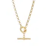 Auree Jewellery Women's Fernshaw Gold Vermeil T-bar Belcher Link Necklace In Gold
