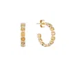 Auree Jewellery Women's Gold / Yellow / Orange Ortigia Citrine & Gold Vermeil Hoop Earrings