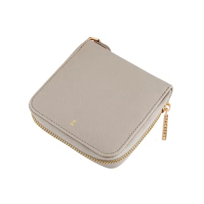 Auree Jewellery Women's Grey Paxos Taupe Jewellery Case In Gray