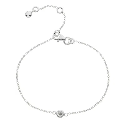 Auree Jewellery Women's Hampton Moissanite & Silver Bracelet In Metallic