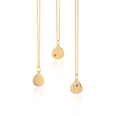 Auree Jewellery Women's Inari Zodiac Cancer Gold Vermeil Necklace