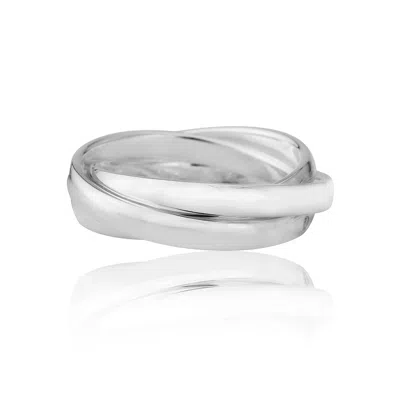 Auree Jewellery Women's Knightsbridge Classic Sterling Silver Russian Wedding Ring