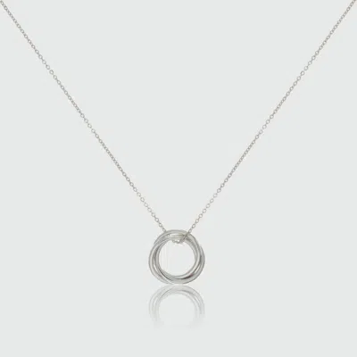 Auree Jewellery Knightsbridge Russian Wedding Ring Necklace In Metallic