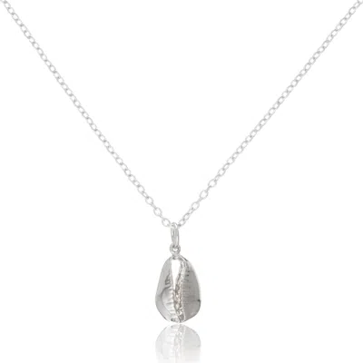 Auree Jewellery Women's Moka Sterling Silver Shell Pendant