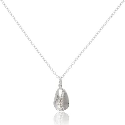 Auree Jewellery Women's Moka Sterling Silver Shell Pendant In Metallic