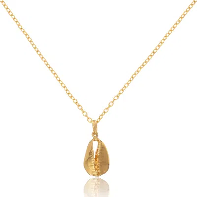 Auree Jewellery Women's Moka Yellow Gold Vermeil Shell Pendant