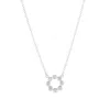 Auree Jewellery Women's Ortigia Mini Moissanite & Sterling Silver Necklace