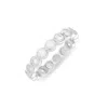 Auree Jewellery Women's Ortigia Moissanite Sterling Silver Ring In Silver