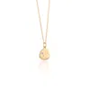 Auree Jewellery Women's Pink / Purple Inari Zodiac Aquarius Gold Vermeil Necklace