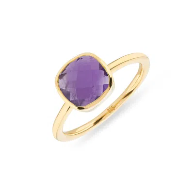 Auree Jewellery Women's Pink / Purple Mondello Amethyst Gold Vermeil Ring