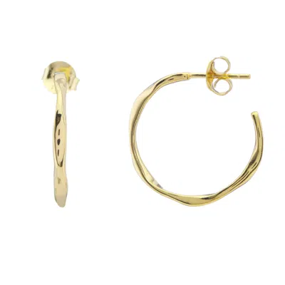 Auree Jewellery Women's Ronda Piccolo Polished Gold Vermeil Hoop Earrings