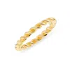 Auree Jewellery Women's Silver Alhambra Gold Vermeil Twisted Ring In Silver