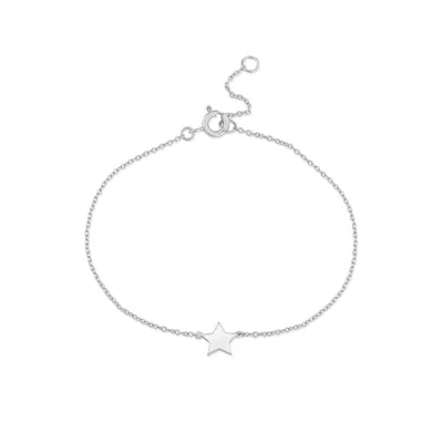 Auree Jewellery Women's Soho Sterling Silver Star Bracelet In Metallic