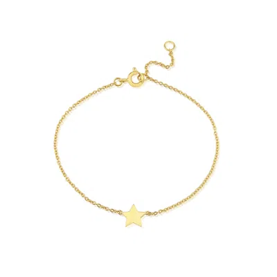 Auree Jewellery Women's Soho Yellow Gold Star Bracelet