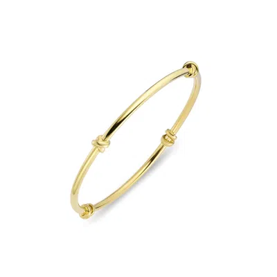 Auree Jewellery Women's St Ives Gold Vermeil Knot Bangle