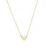 Auree Jewellery Women's Verona Gold Vermeil Full Heart Necklace