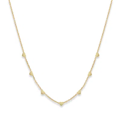 Auree Jewellery Verona Heart Necklace In Gold