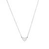 Auree Jewellery Women's Verona Sterling Silver Full Heart Necklace