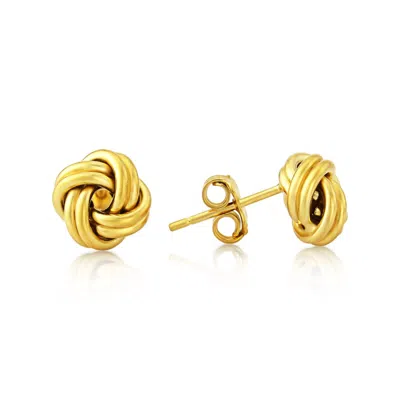 Auree Jewellery Women's Walton 9ct Yellow Gold Knot Earrings