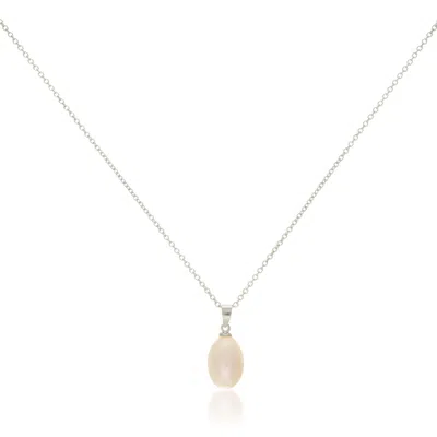 Auree Jewellery Women's White / Silver Gloucester White Freshwater Pearl & Sterling Silver Pendant In Multi