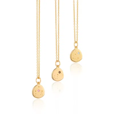 Auree Jewellery Women's Yellow Inari Zodiac Libra Gold Vermeil Necklace
