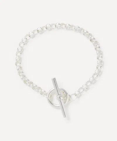 Auree Sterling Silver Fernshaw T-bar Belcher Chain Bracelet