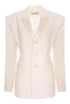 Aureliana Hourglass Tailored Blazer In White