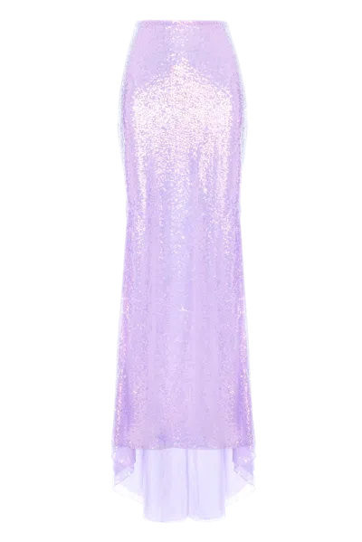 Aureliana Sequins Siren Skirt In Lilac