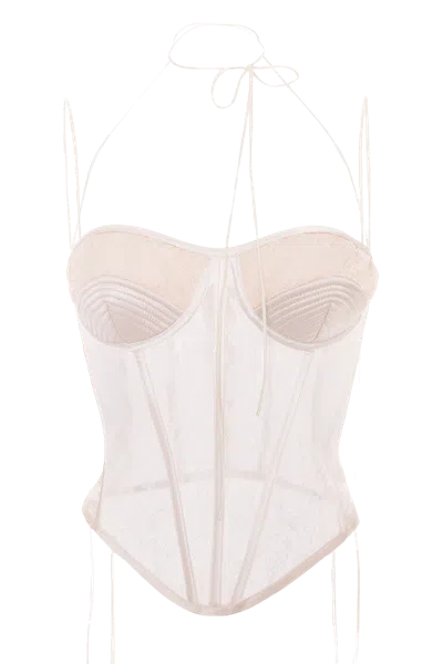 Aureliana Lacey Venus Bustier In White