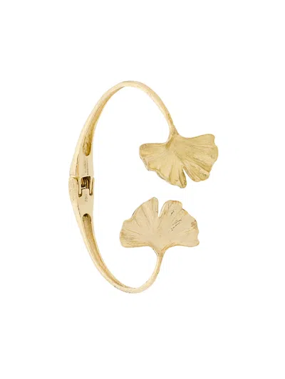 Aurelie Bidermann 18kt Yellow Gold Ginkgo Cuff