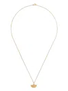 AURELIE BIDERMANN 18KT YELLOW GOLD GINKGO NECKLACE