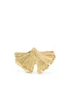 Aurelie Bidermann 18kt Yellow Gold Mini Ginkgo Single Earring In Gold