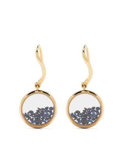 Aurelie Bidermann 18kt Yellow Gold Sapphire Chivor Drop Earrings
