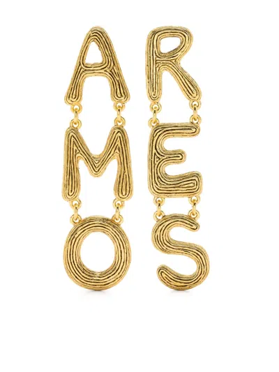 Aurelie Bidermann Amaite Drop Earrings In 金色