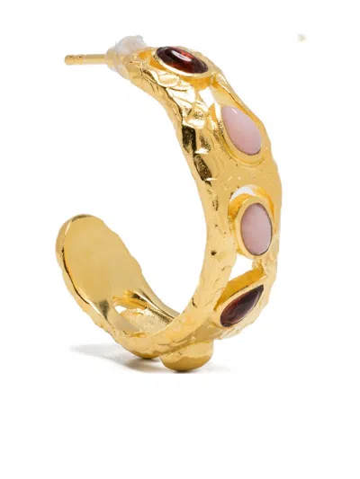 Aurelie Bidermann Atalide Hoop Earrings In Gold