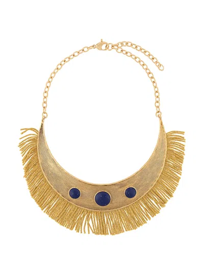 Aurelie Bidermann Azzura Necklace In Metallic
