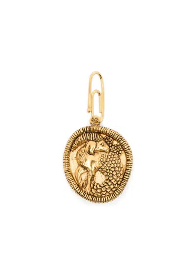 Aurelie Bidermann Capricorn Zodiac Charm In Gold