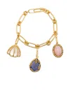 Aurelie Bidermann Charm-link Bracelet In Gold