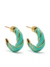 Aurelie Bidermann Diana Aqua Earrings In Multi