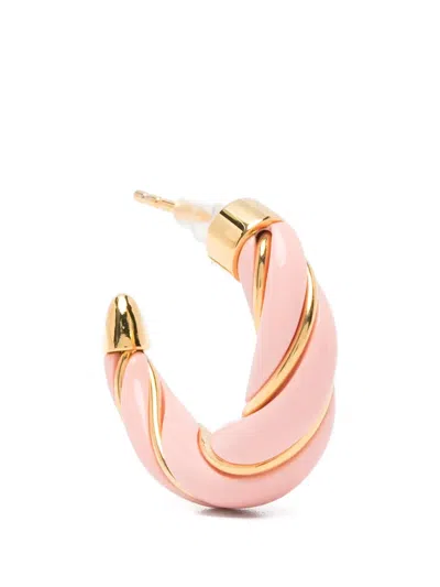 Aurelie Bidermann Diana Hoops In Pink