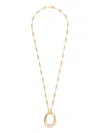 Aurelie Bidermann Diana Ivoire Necklace In Gold