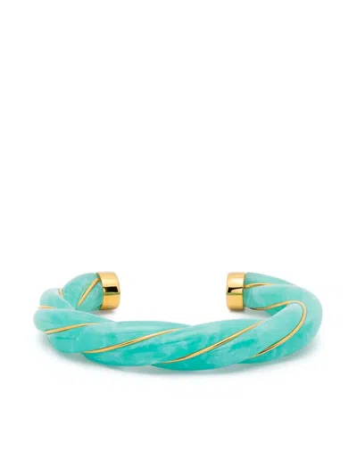 Aurelie Bidermann Diana Open-cuff Bracelet In Gold