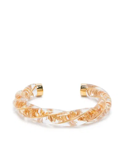 Aurelie Bidermann Diana Twisted Bracelet In Gold